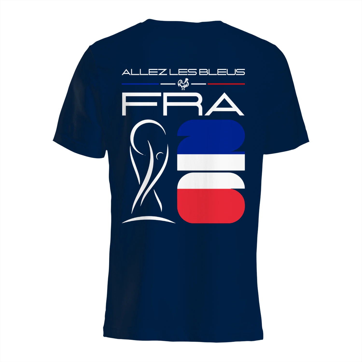 France World Cup 2026 Fan Gift 2 Sided  | Printed on Front/Back |