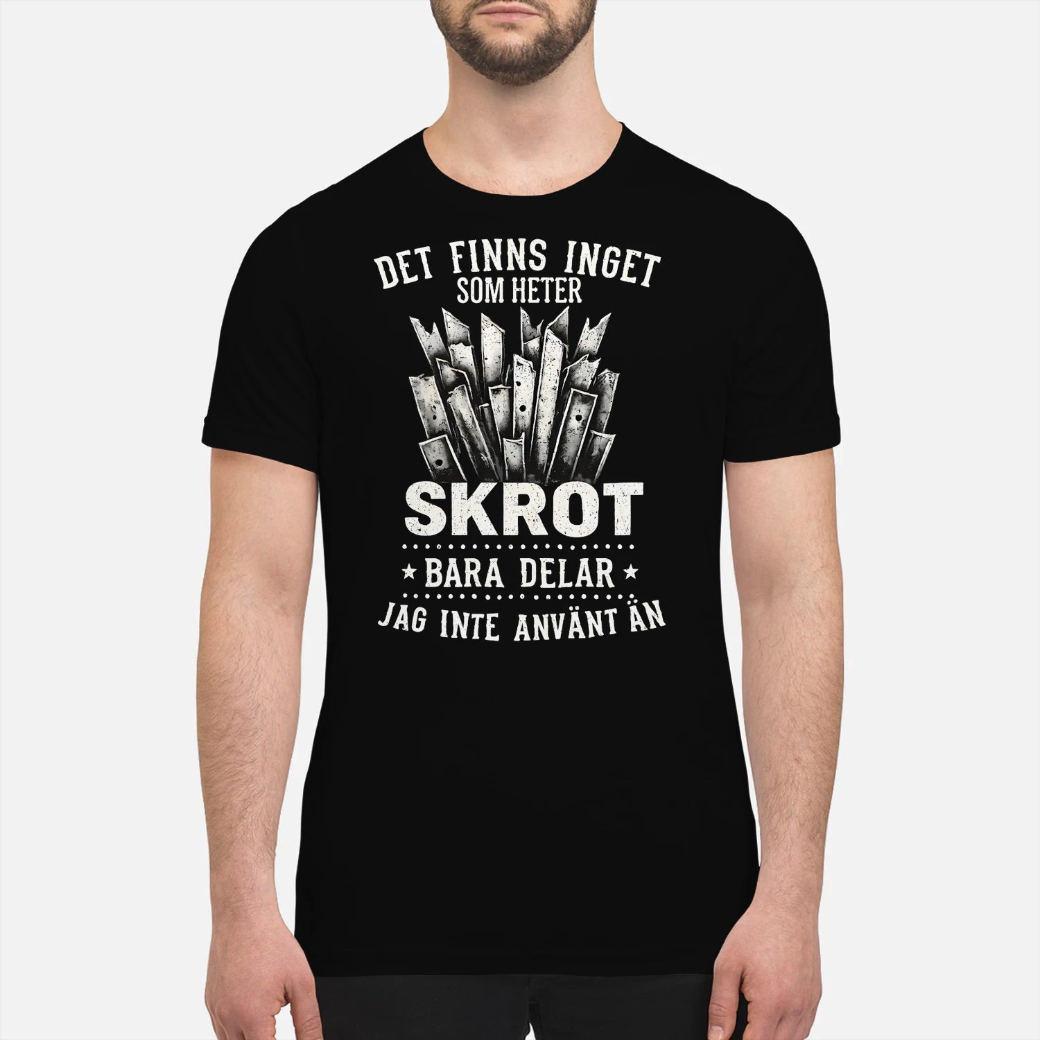 Skrot Sverige T-Shirt – Rolig Present för Skrotälskare och Mekaniker