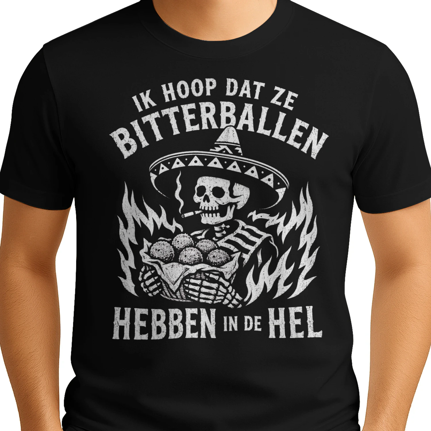 T-shirt Bitterballen Tot Het Einde