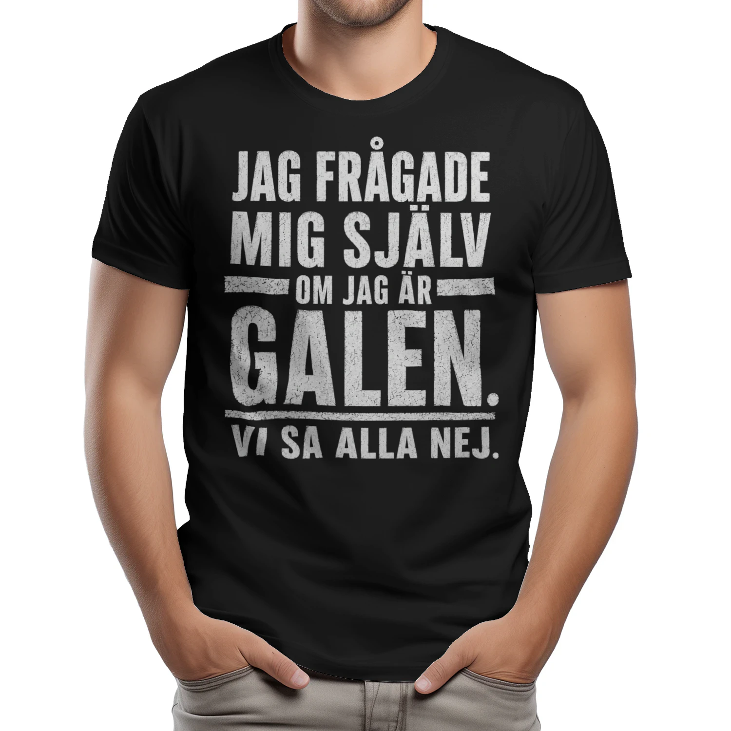 Jag frågade mig själv om jag är galen. Vi sa alla nej.