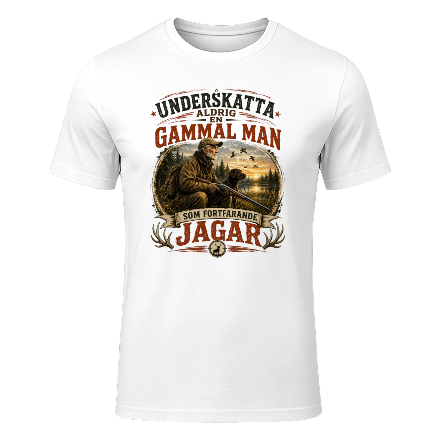 Underskatta aldrig en gammal man som fortfarande jagar