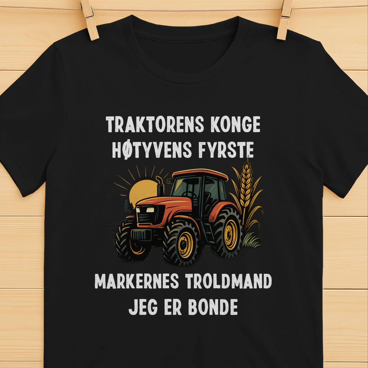 Traktorens konge høtyvens fyrste markernes troldmand jeg er bonde
