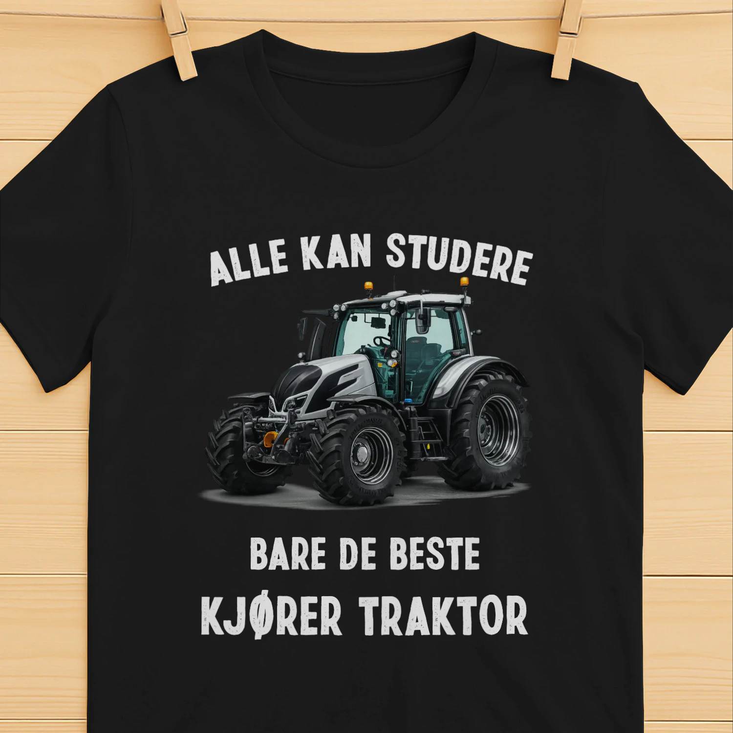 Alle kan studere. Bare de beste kjører traktor - N174
