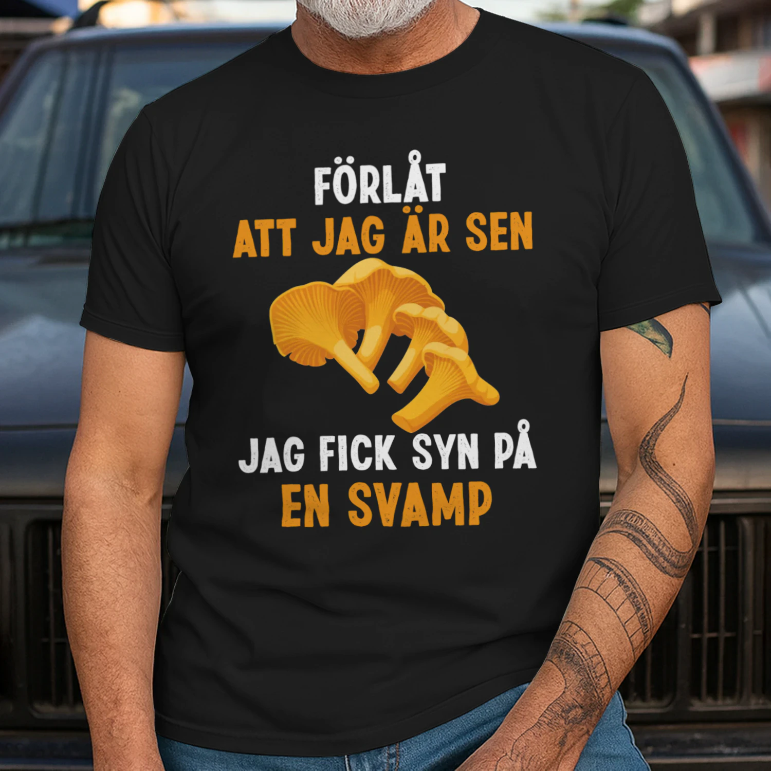 Förlåt att jag är sen jag fick syn på en svamp