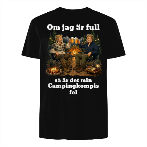 Om jag är full så är det min campingkompis fel - Män