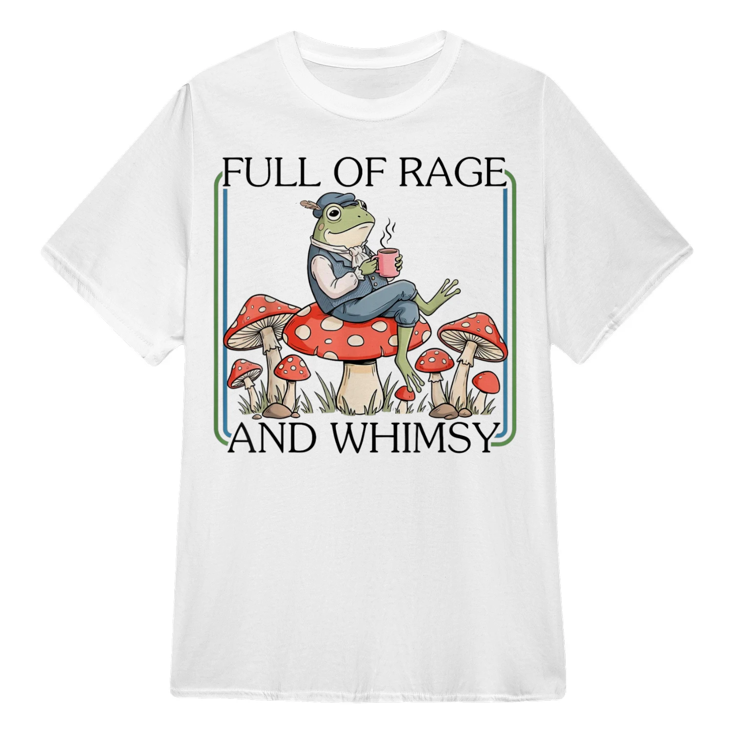 Full of Rage and Whimsy Funny Frog Meme 