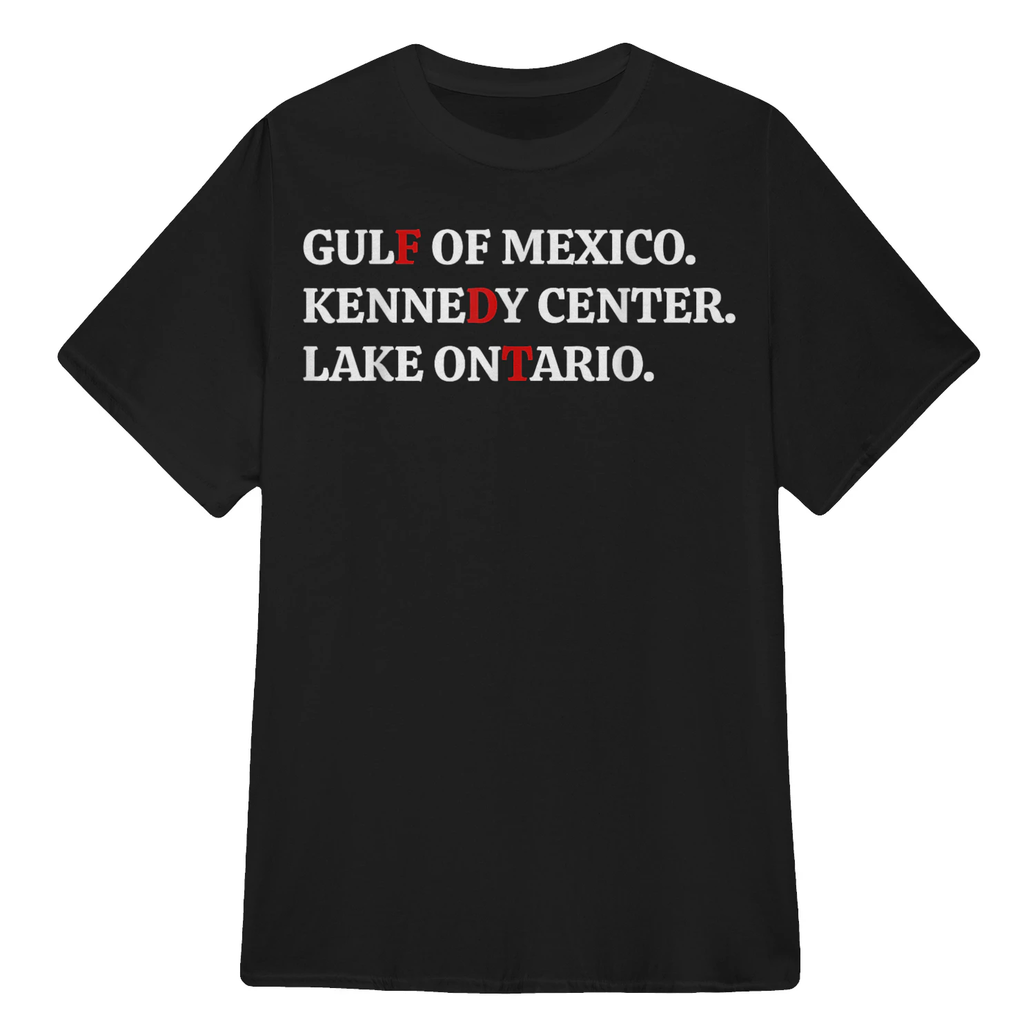 Gulf of Mexico Kennedy Center Lake Ontario Shirt