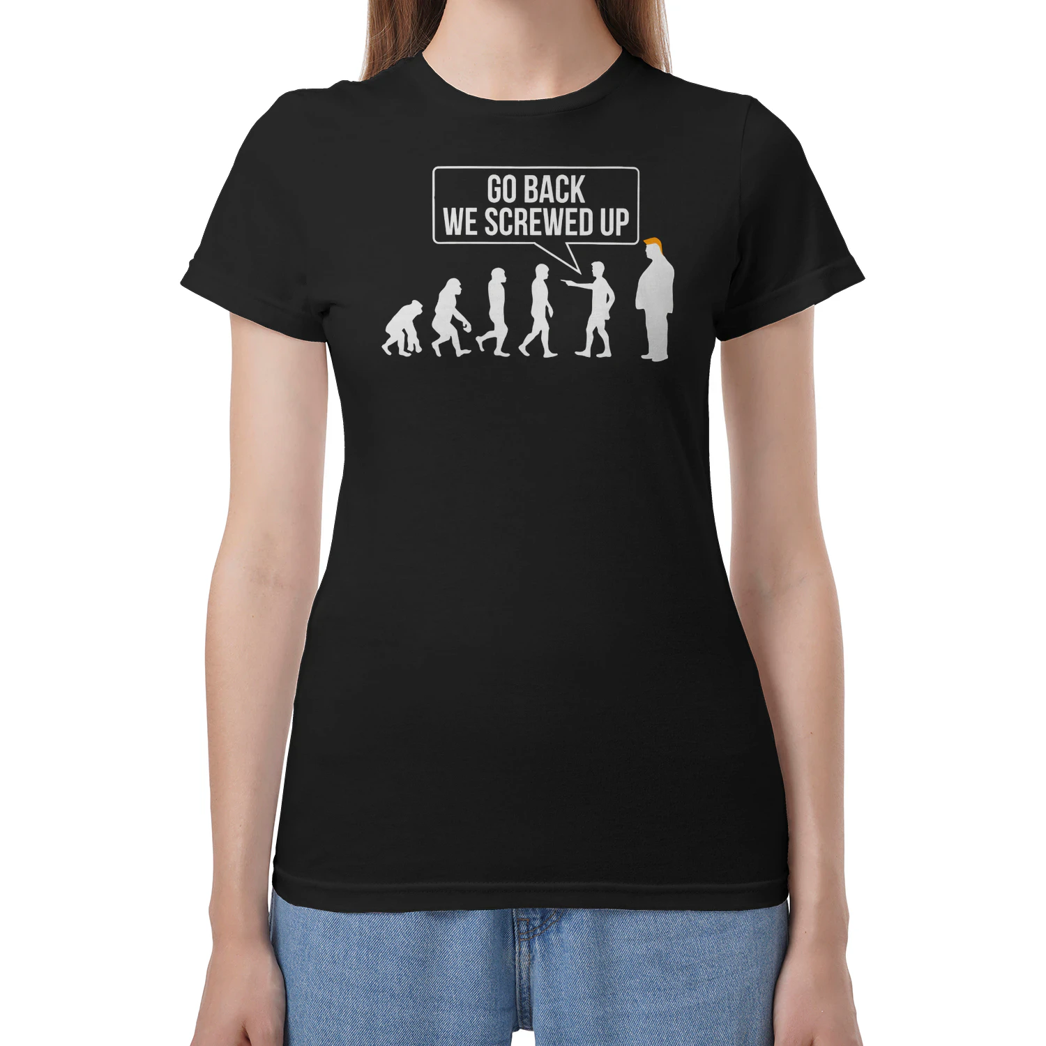 Funny Anti-Trump Evolution Shirt