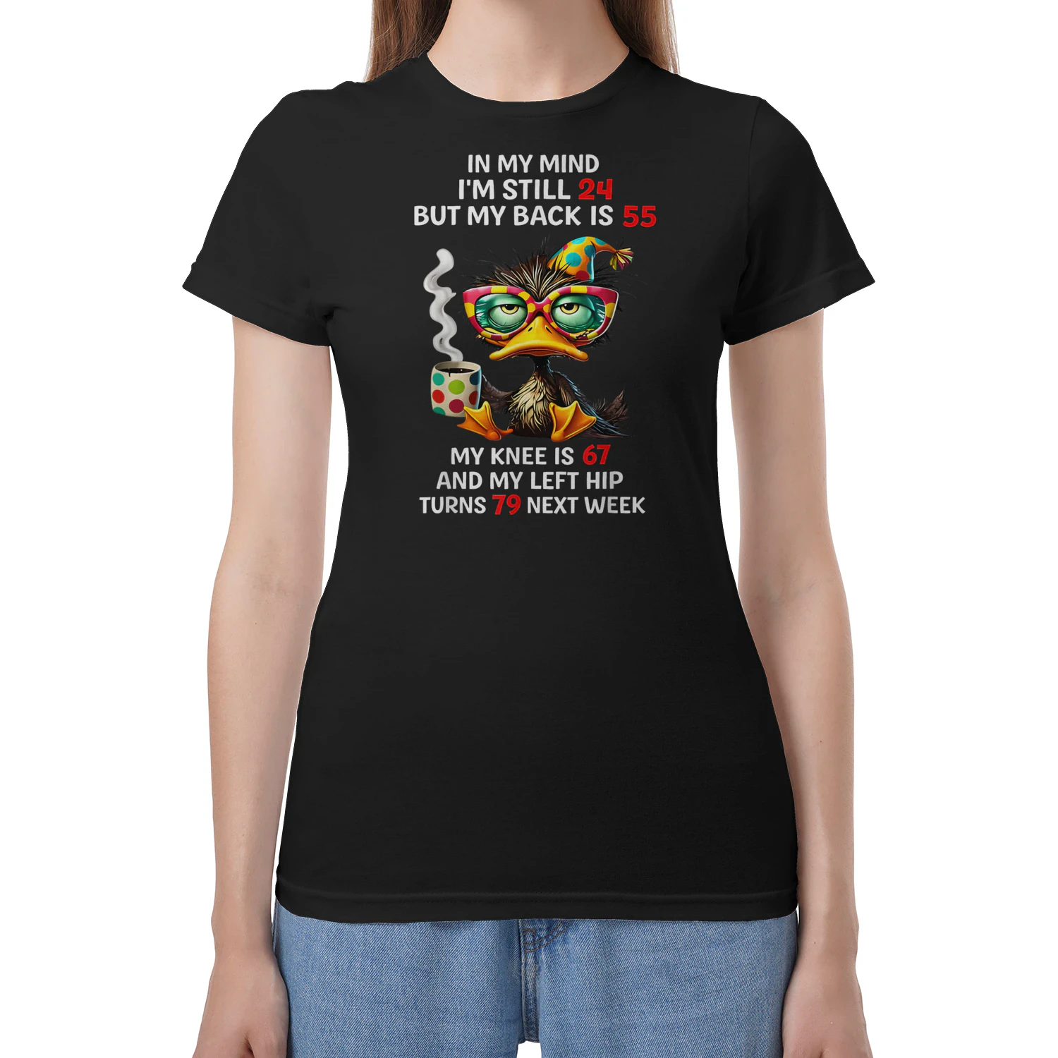 in My Mind Im Still 24 Funny Aging Bird 