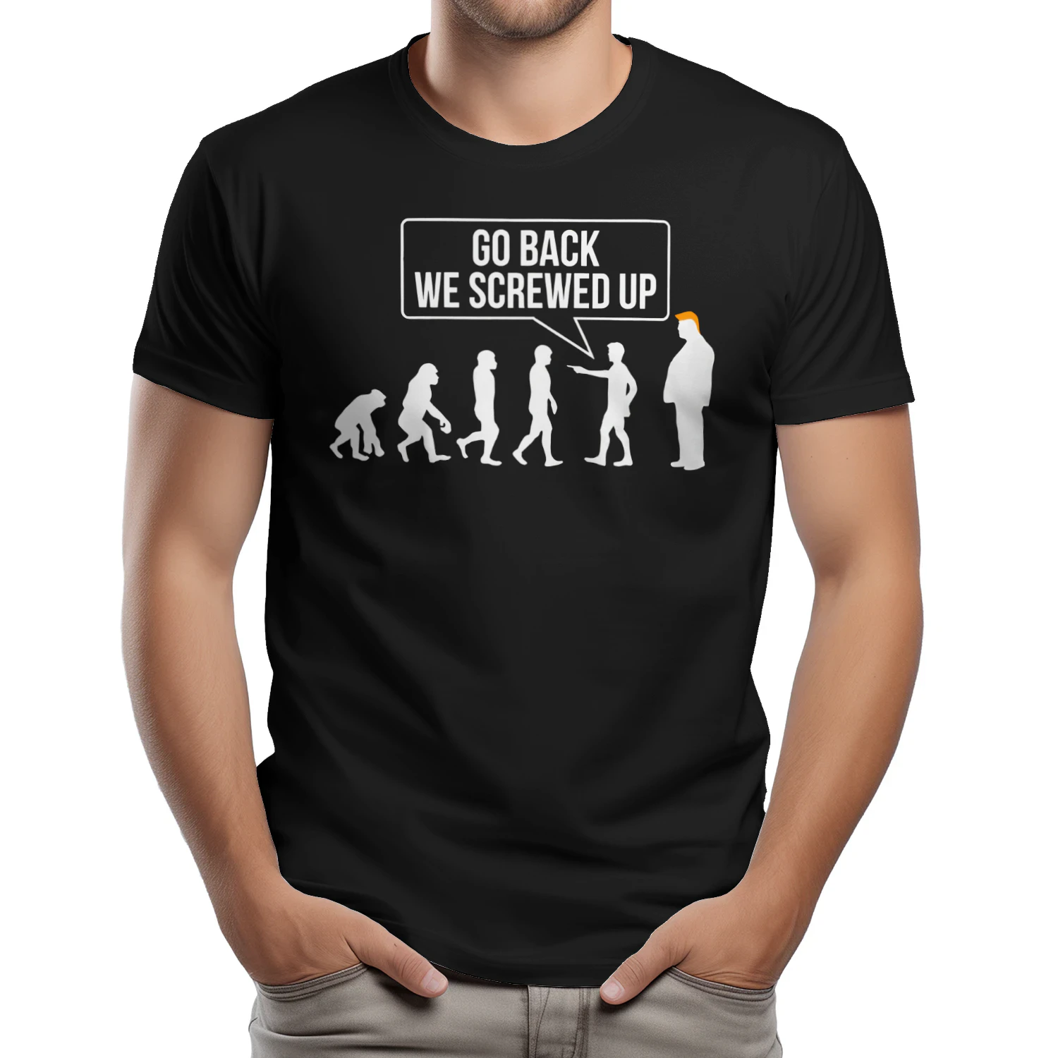 Funny Anti-Trump Evolution Shirt
