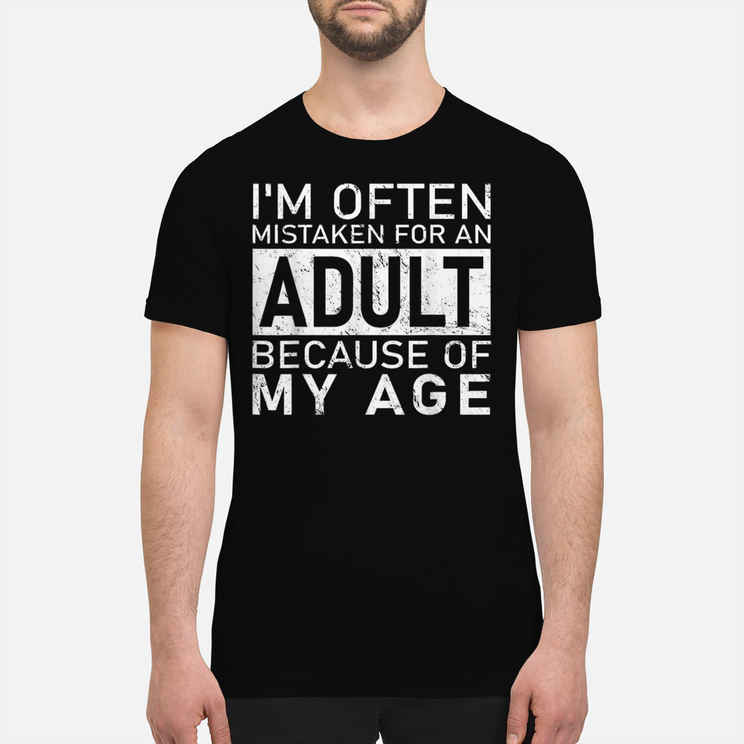 i'm often mistaken for an adult because of my age
