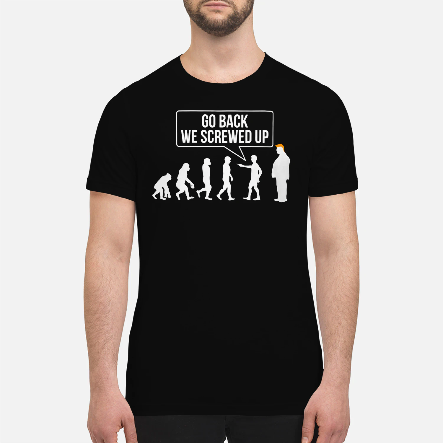 Funny Anti-Trump Evolution Shirt