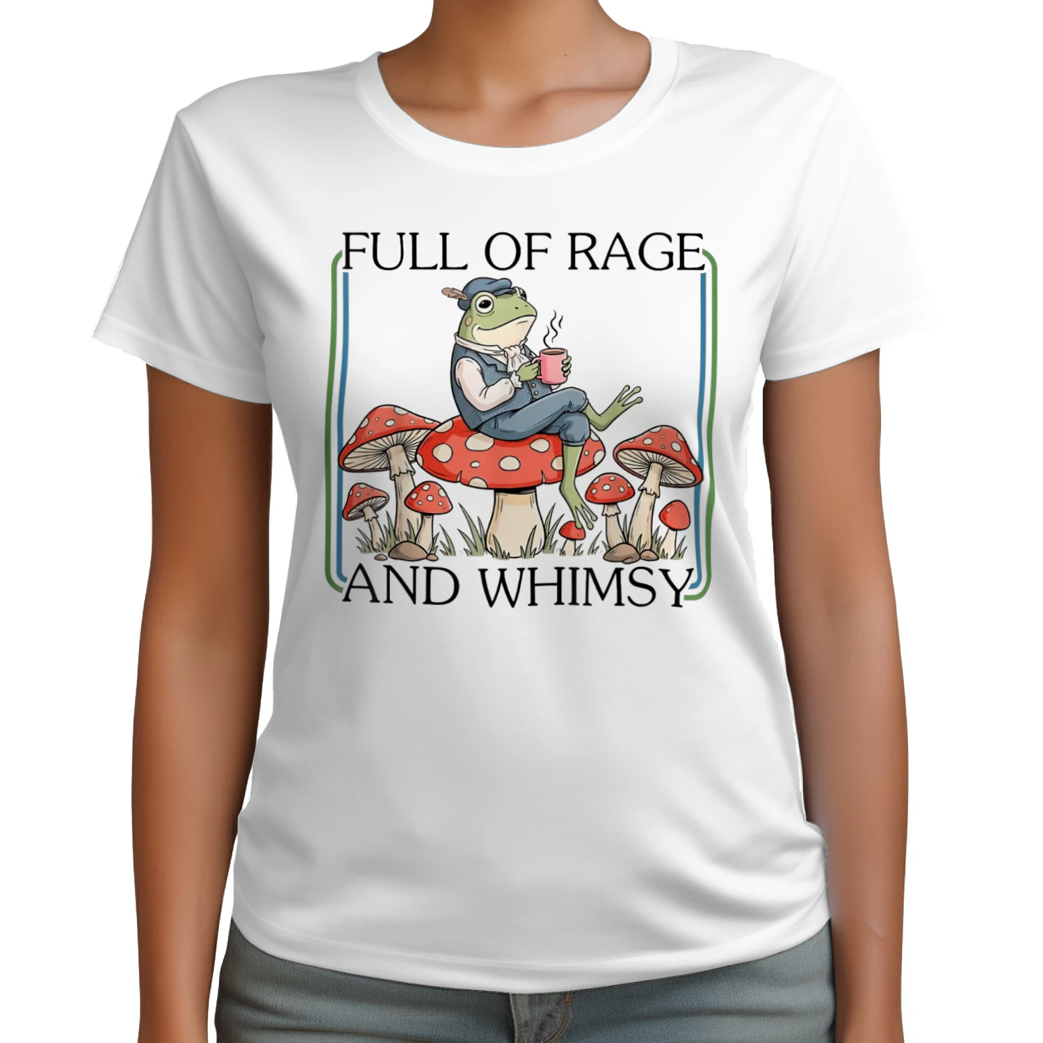 Full of Rage and Whimsy Funny Frog Meme 