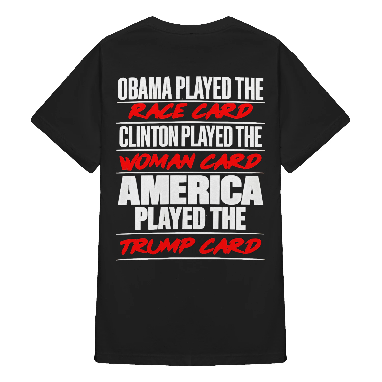 America played the Trump card 
