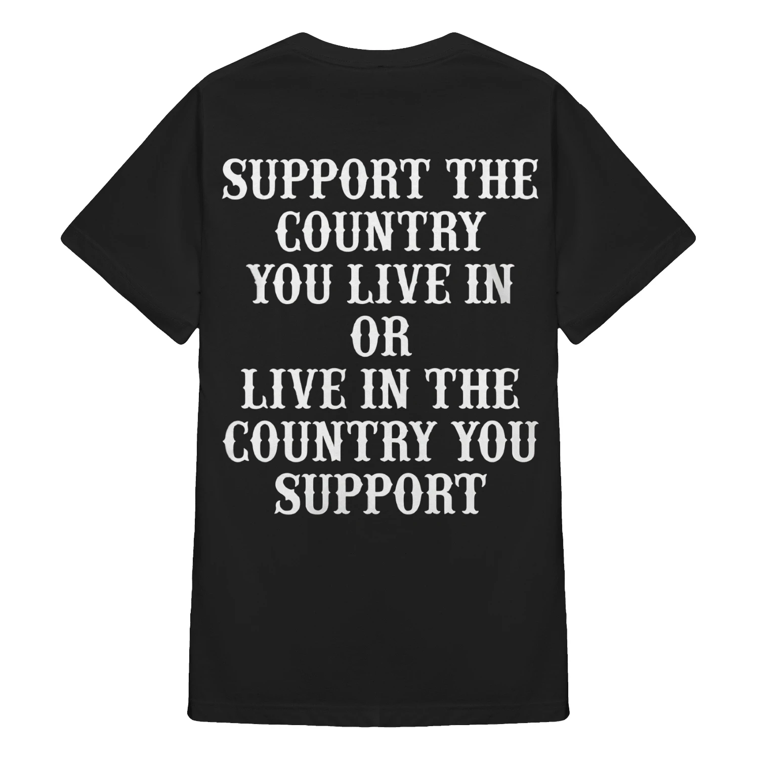 Support The Country You Live In Or Live In Where You Support 