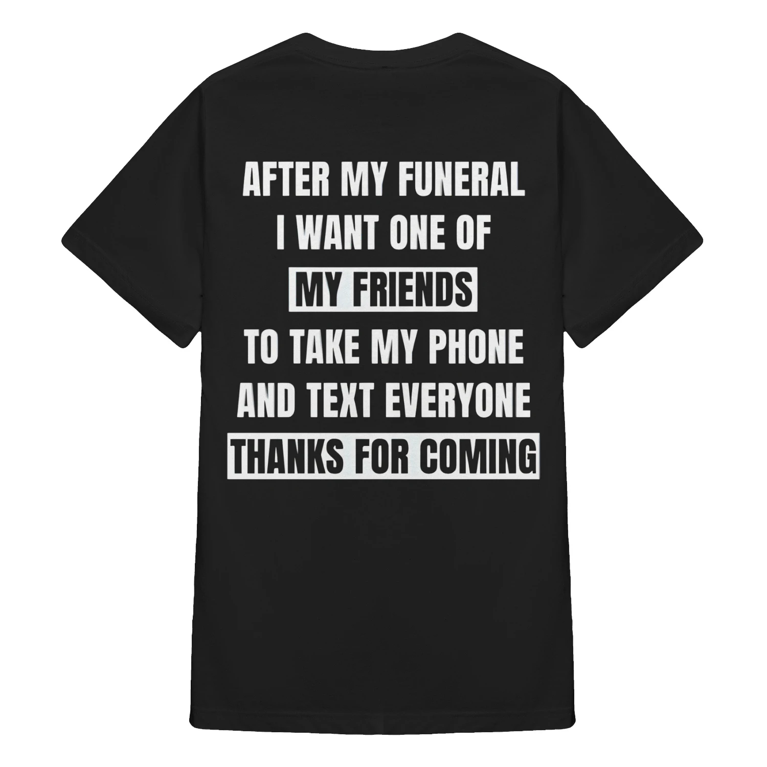 AFTER MY FUNERAL