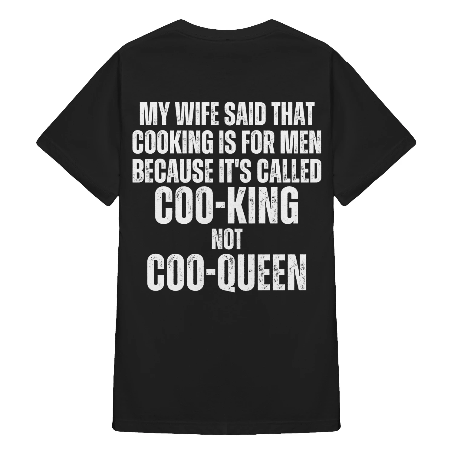 My wife said that cooking is for men