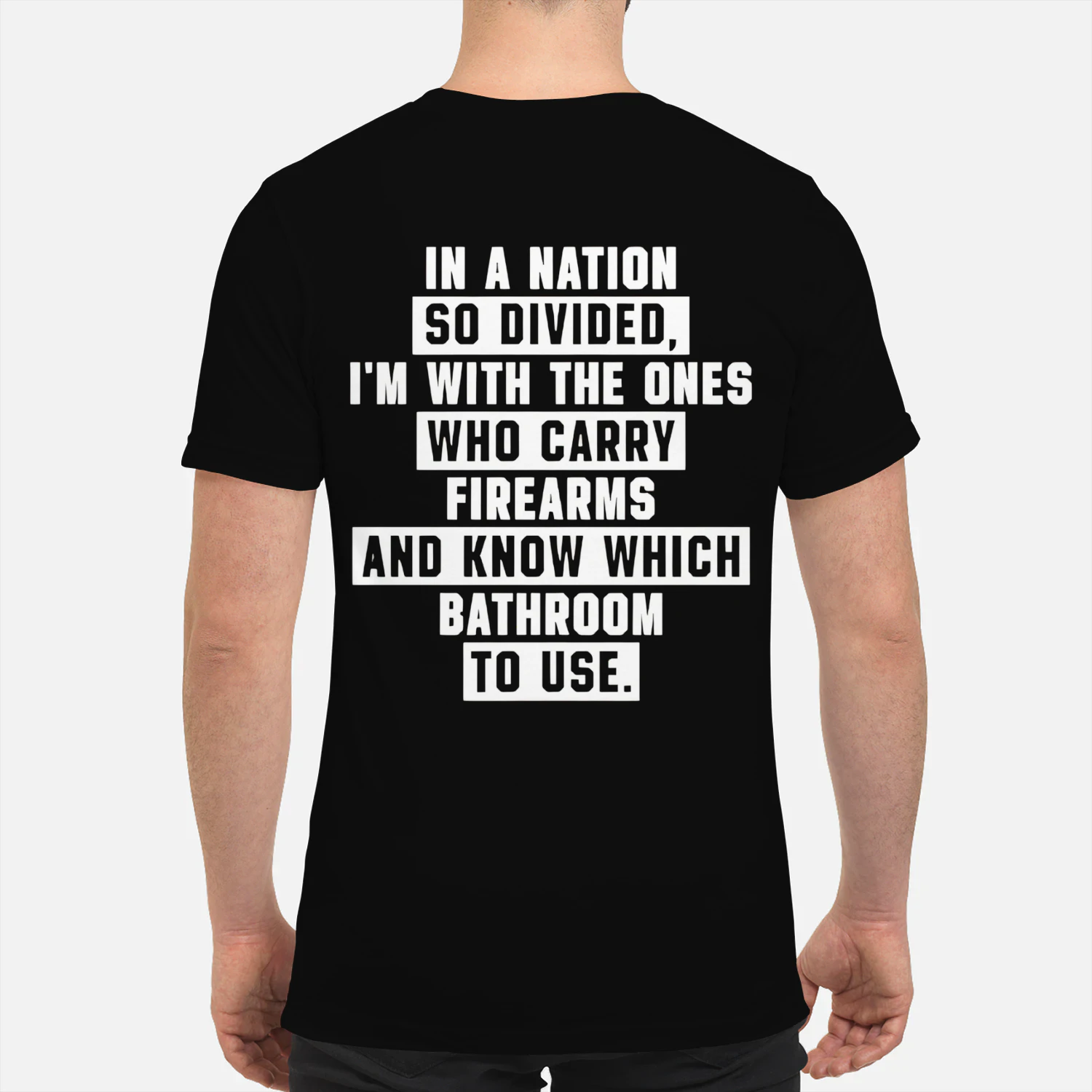 In A Nation So Divided I'm With The Ones Who Carry Firearms T-Shirt