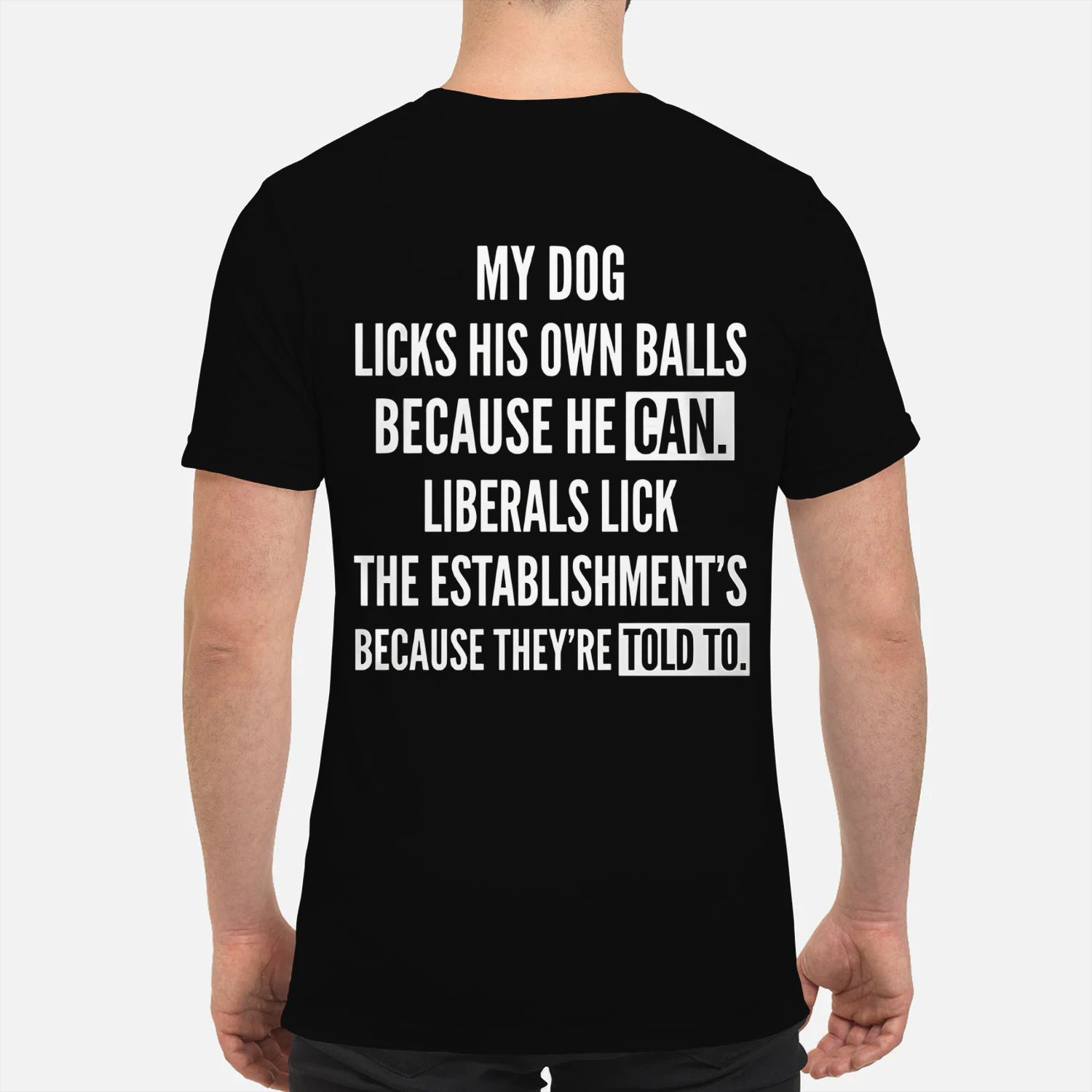 My dog licks his own balls 