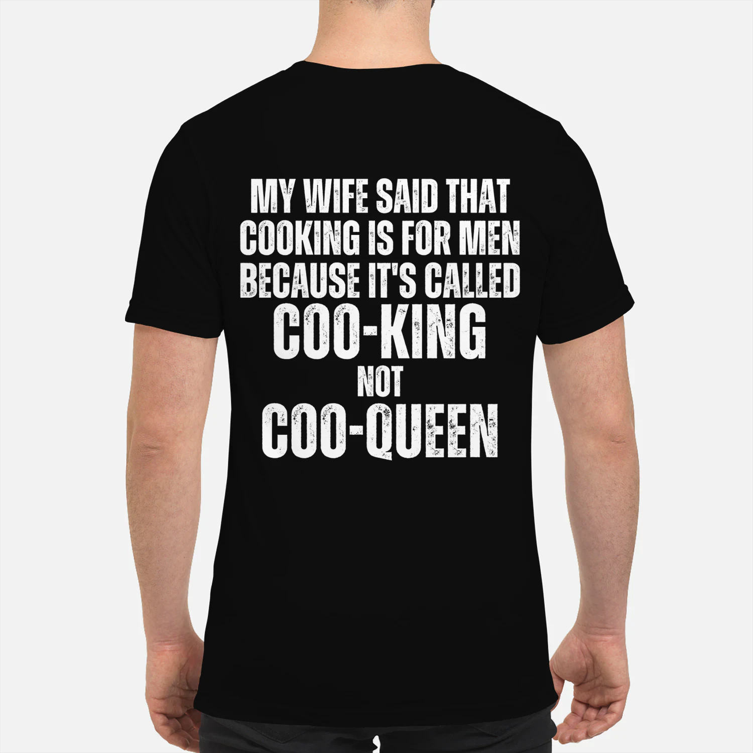 My wife said that cooking is for men