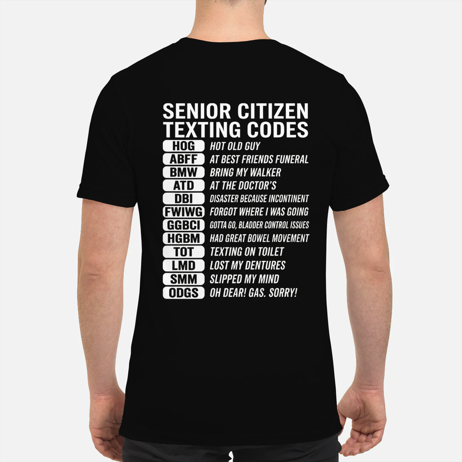 SENIOR CITIZEN TEXTING CODES