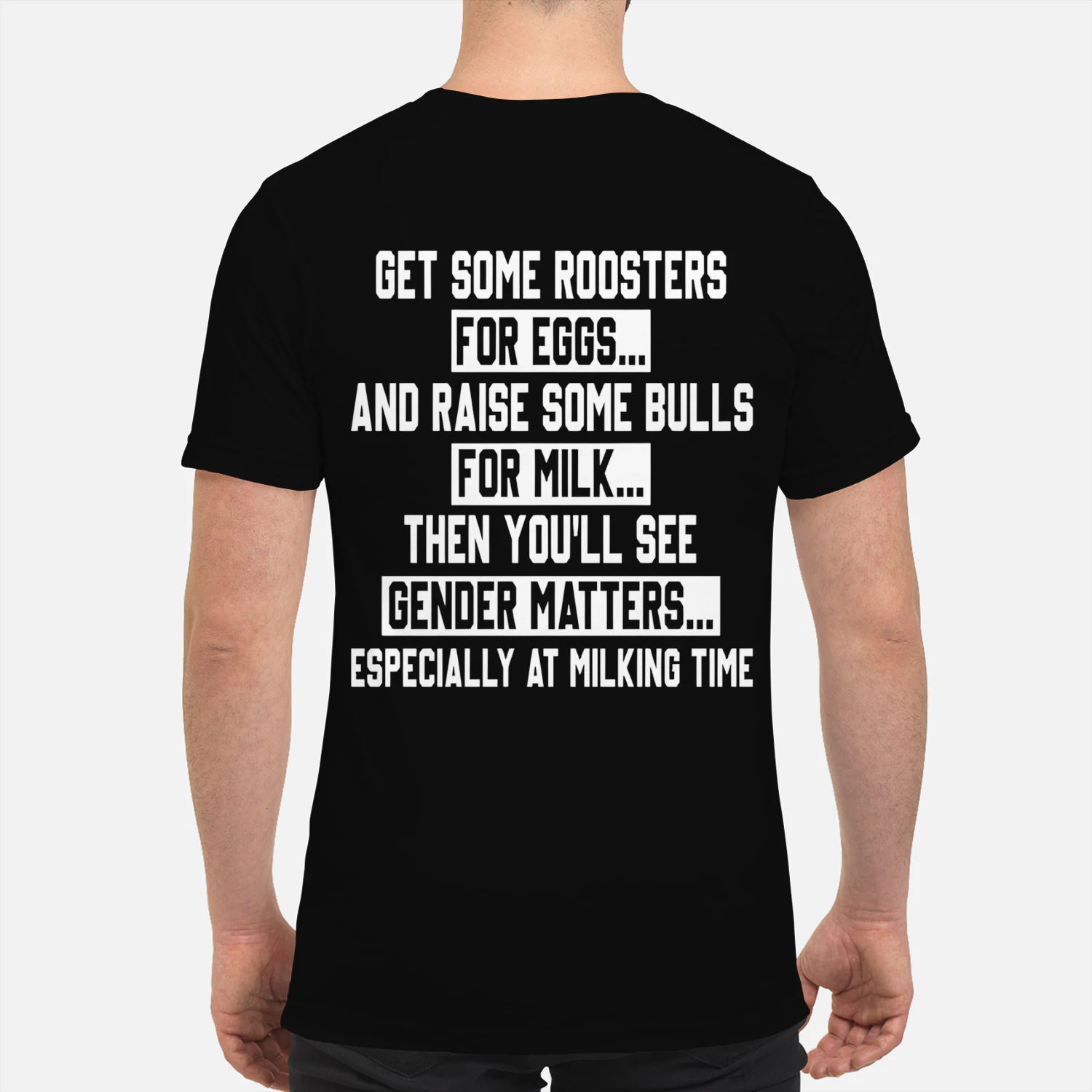 ESPECIALLY AT MILKING TIME