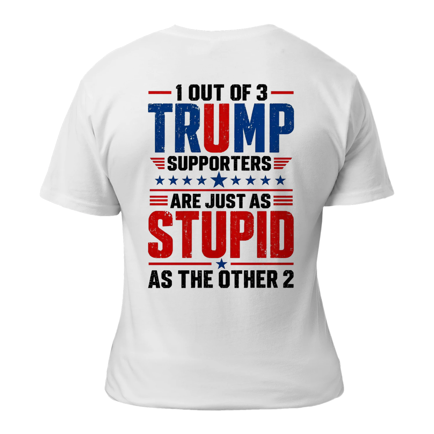 1 Out Of 3 T.r.u.m.p Supporters Are Stupid 