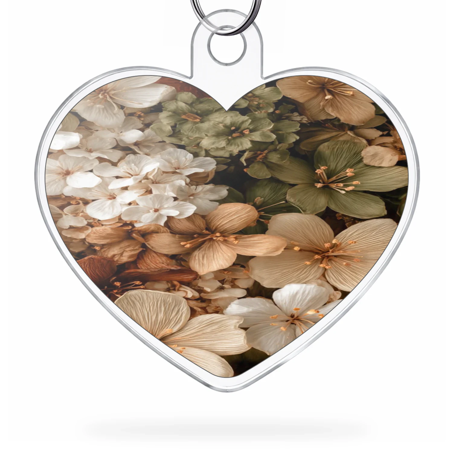 Charming Floral Keychain