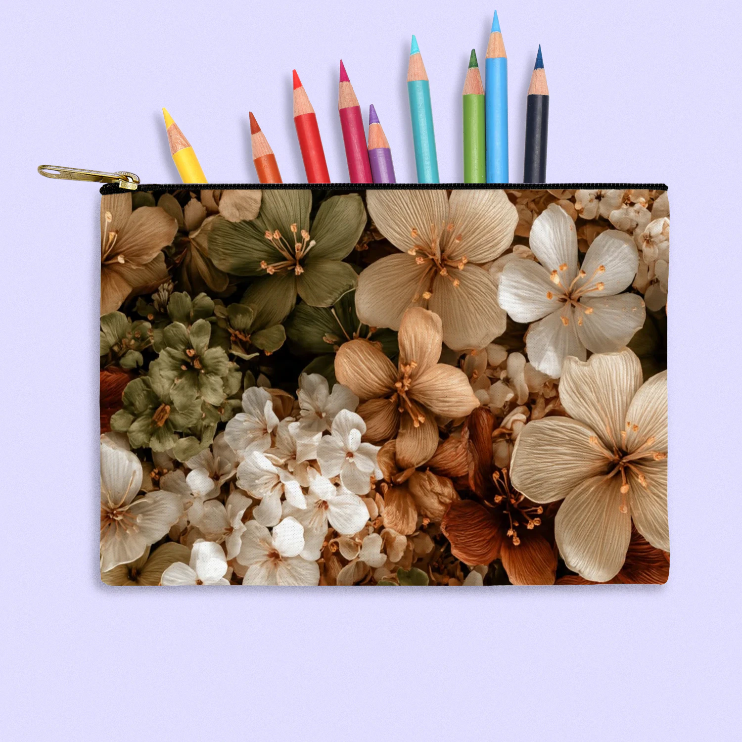 LOVELY FLORAL POUCH - SMALL