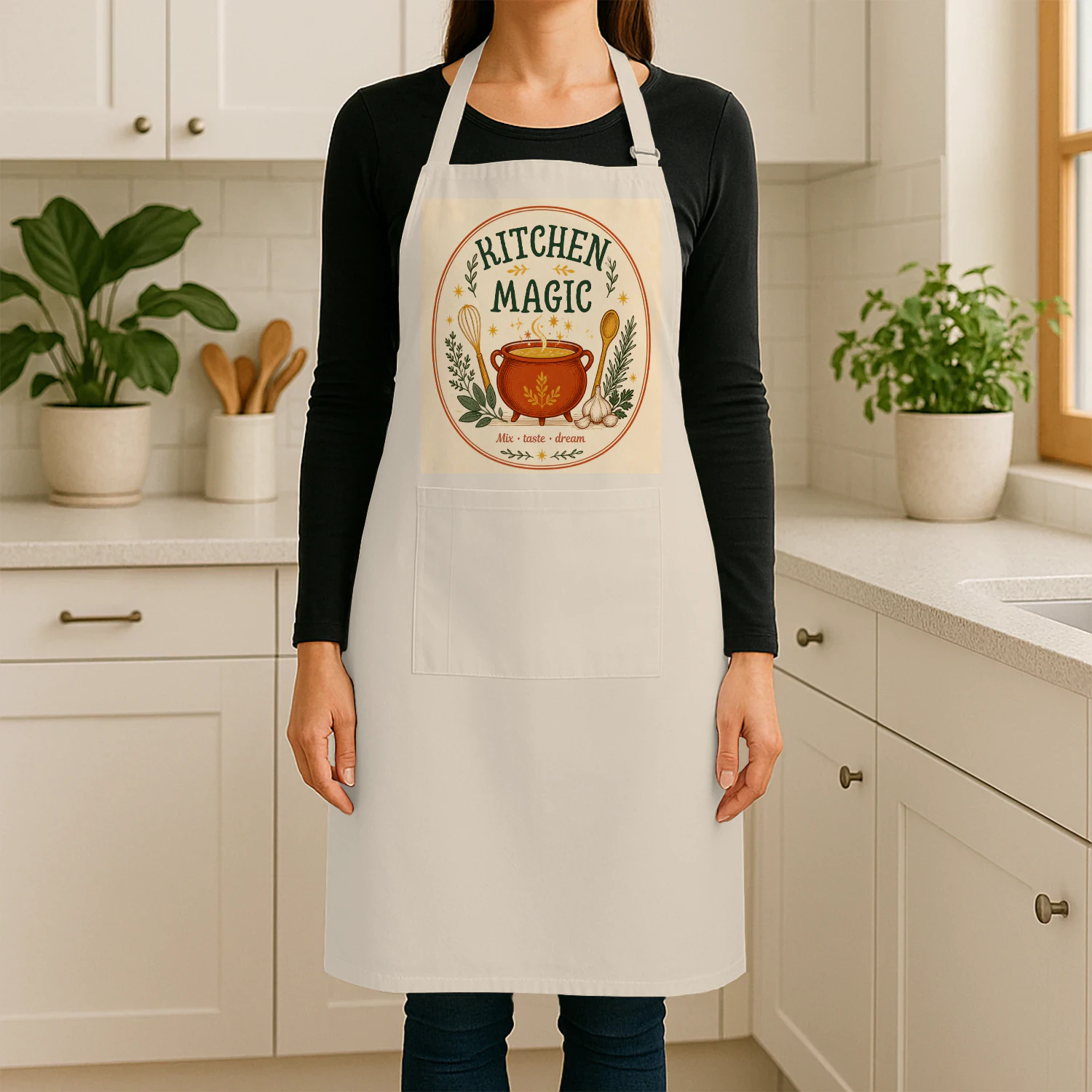 Kitchen Magic Apron – Spooky Halloween Cooking & Baking Gift