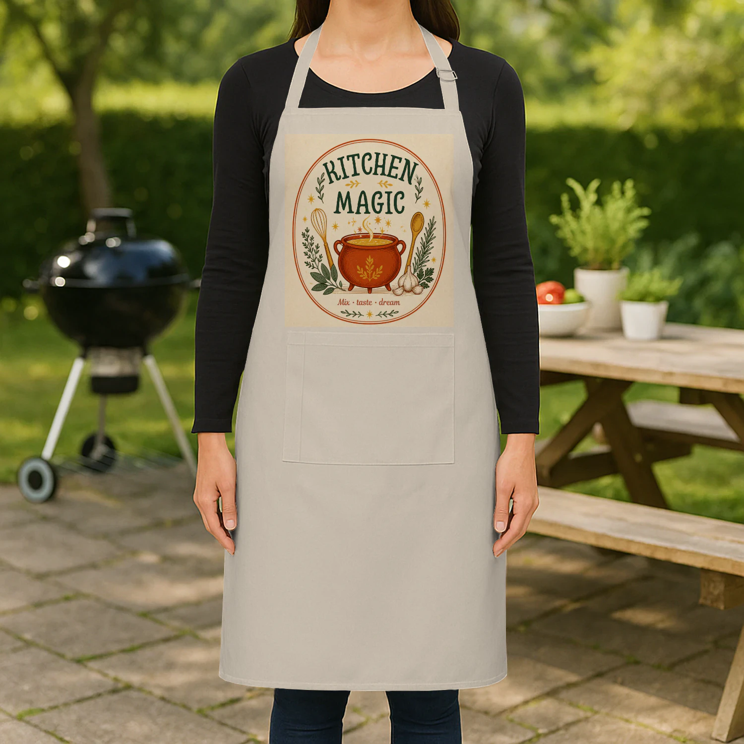 Kitchen Magic Apron – Spooky Halloween Cooking & Baking Gift