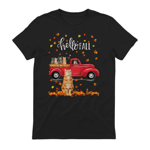 Cat Hello Fall
