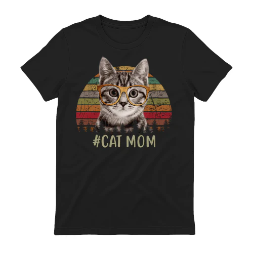 Cat Retro Mom