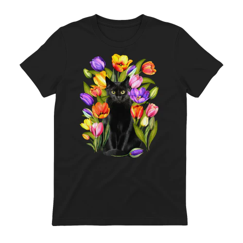 Cat_Black_Tulip