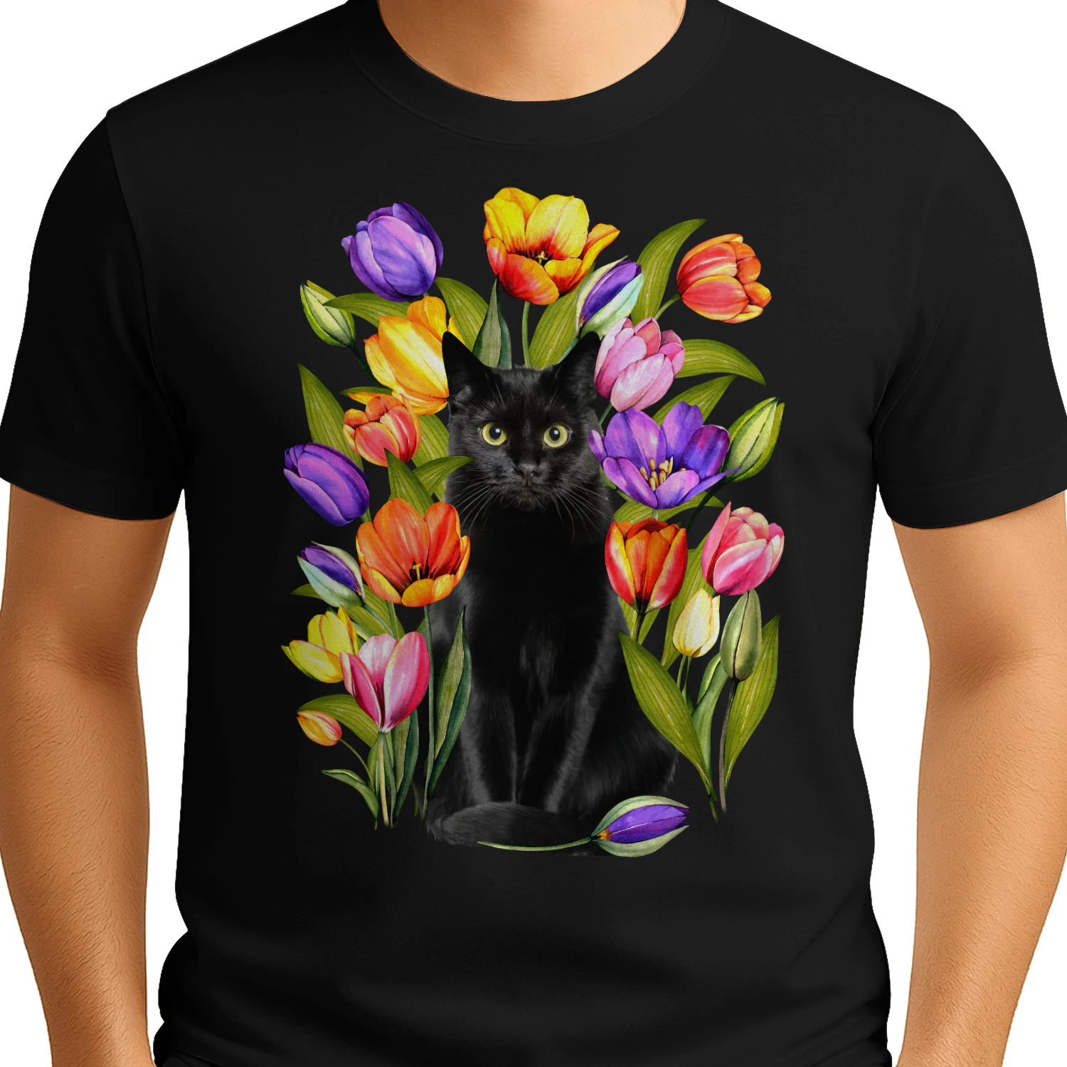 Cat_Black_Tulip
