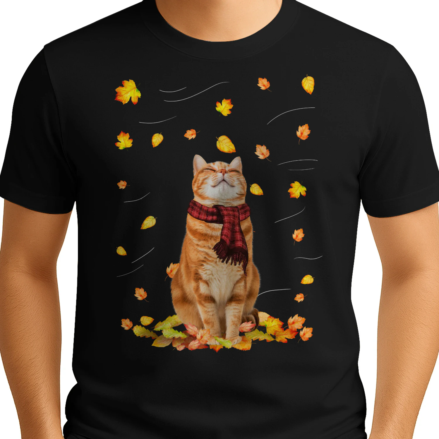 Cat Yellow Fall