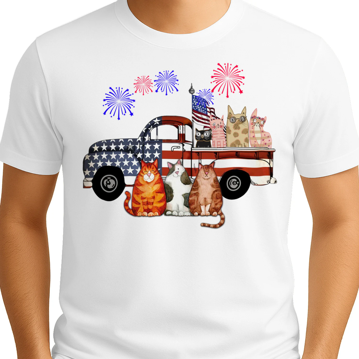 Cat truck firework