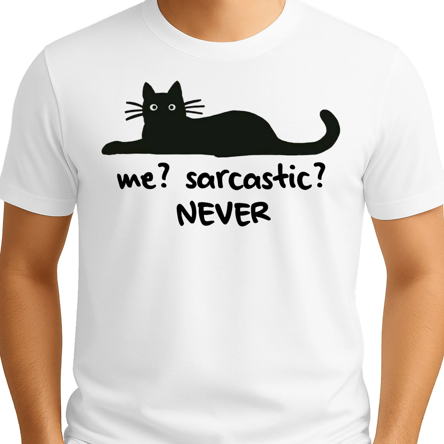 Cat never