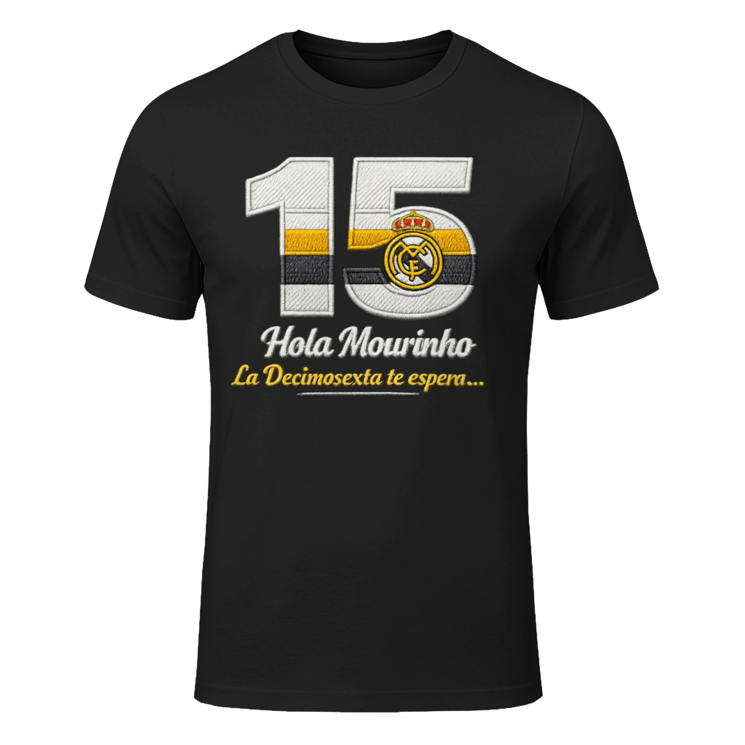 Camiseta inspirada en las 15 Champions League del club del siglo, el Real Madrid, y en la 16ª que espera al Special One, José Mourinho
