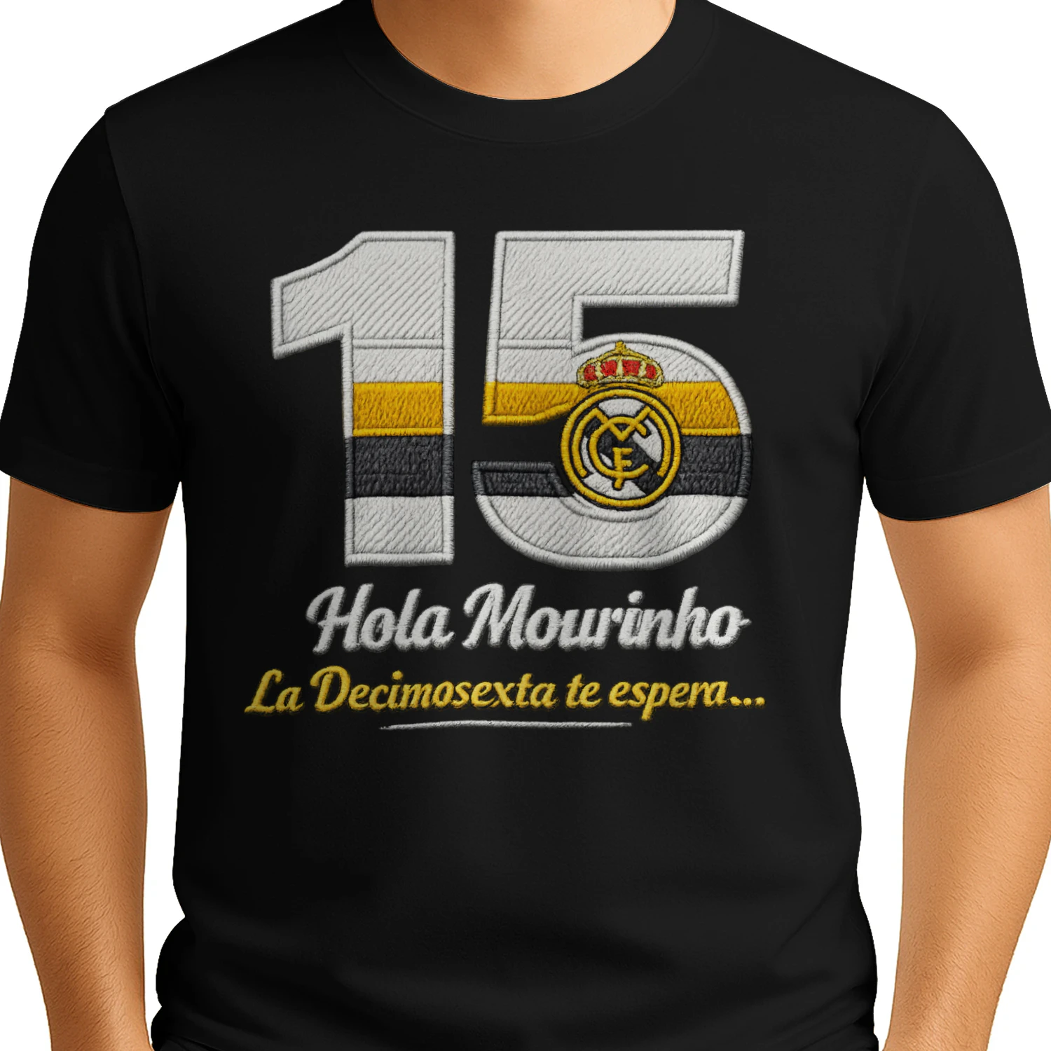 Camiseta inspirada en las 15 Champions League del club del siglo, el Real Madrid, y en la 16ª que espera al Special One, José Mourinho