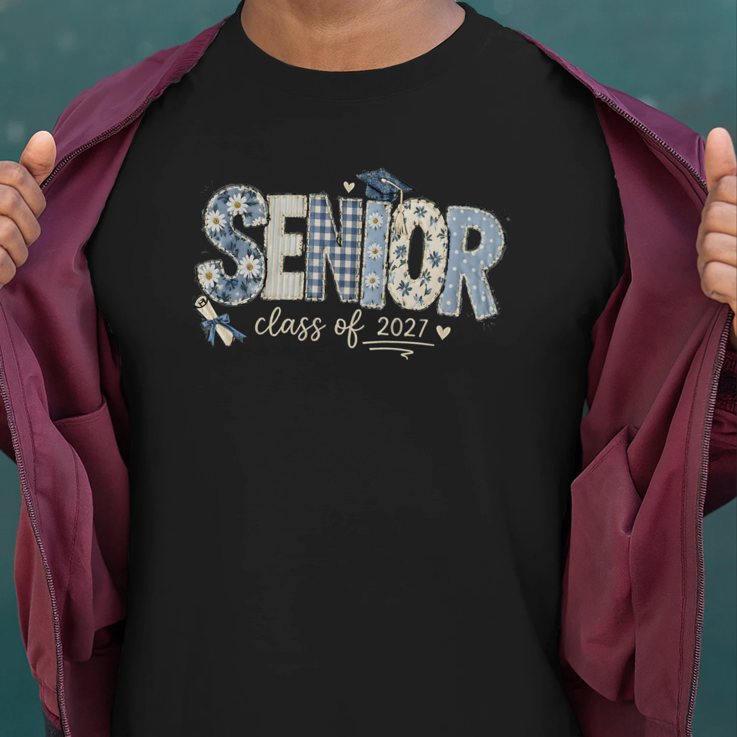 Senior 2027 Class of 2027 Senior Graduation 2027 Senior 27 T-Shirt