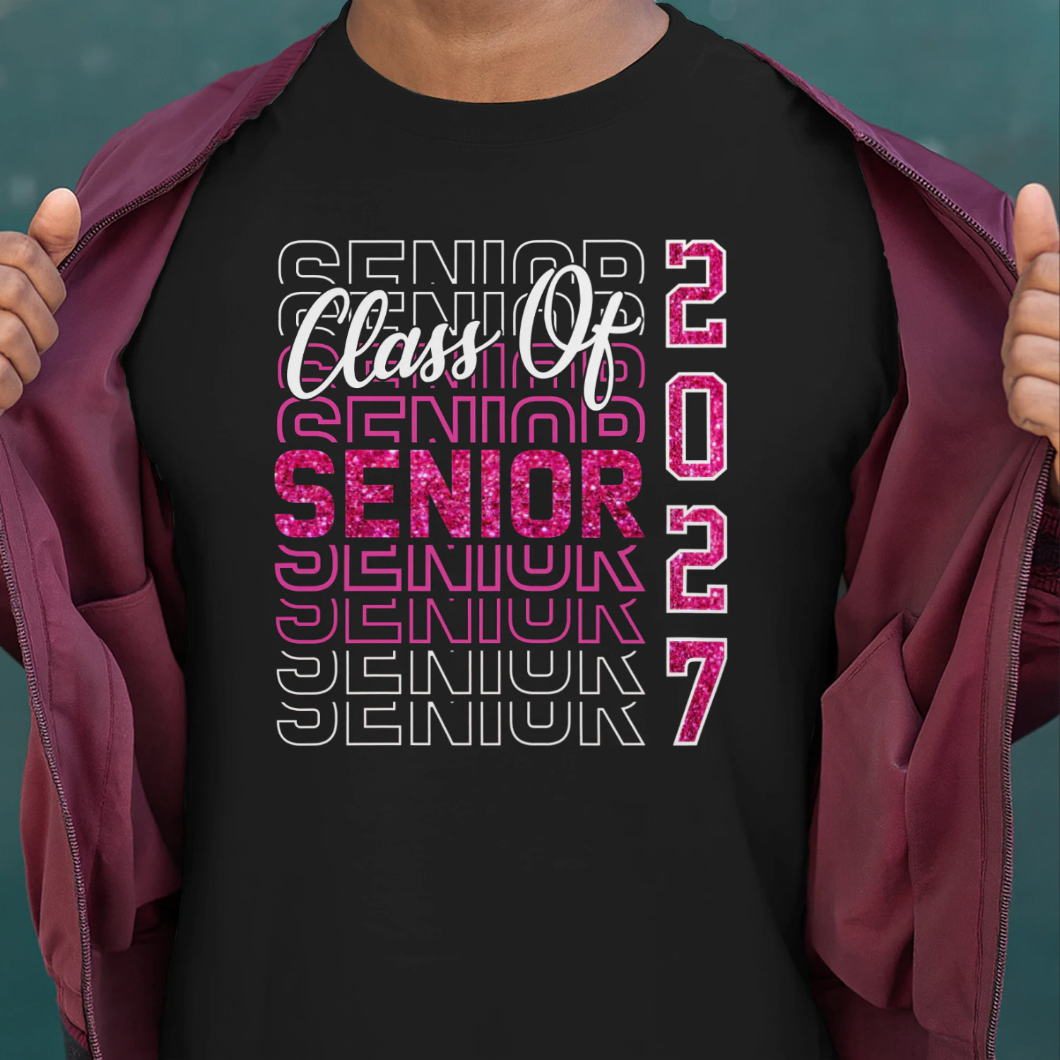 Senior 2027 Class of 2027 Senior Graduation 2027 Senior 27 T-Shirt