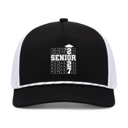 Senior 2027 White Graduation Cap
