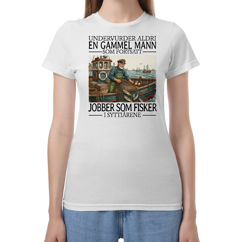 Fisherman Never Old Men 70 Nor T-Shirt