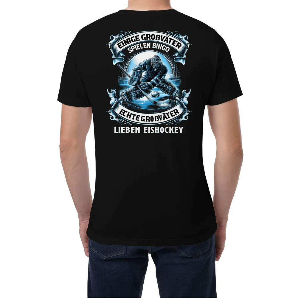 Ice Hockey Grandpas Bingo T-Shirt