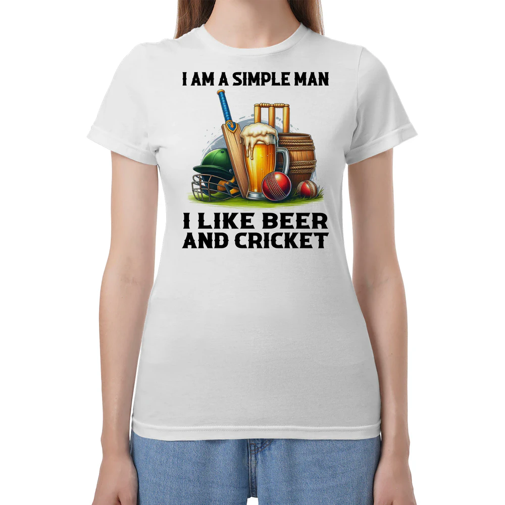 Cricket Beer Simple Man T-Shirt