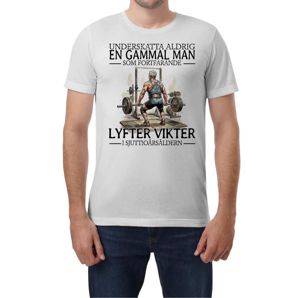 Liftsweights Never Old Men 70 T-Shirt