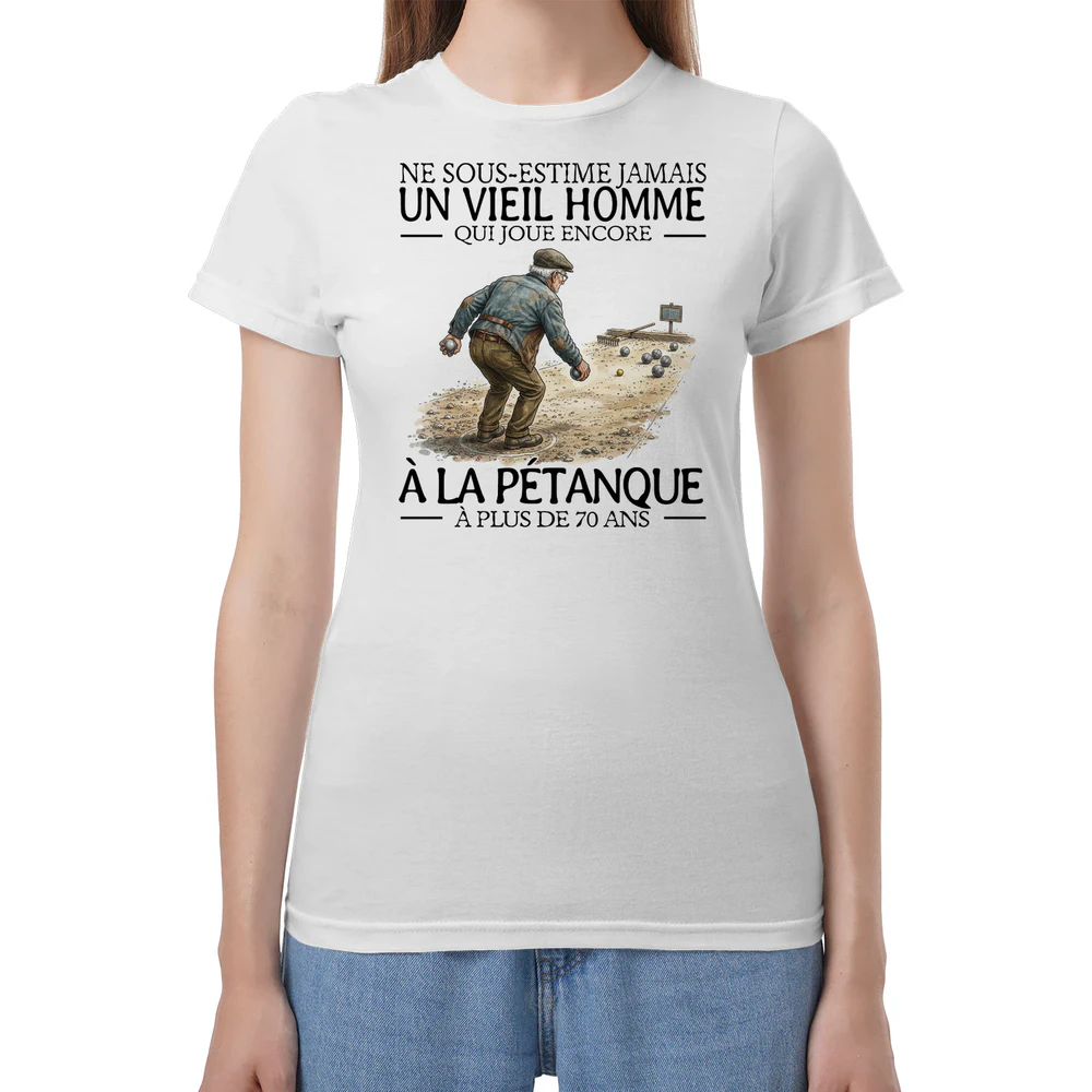 Petanque Never Old Men 70 T-Shirt