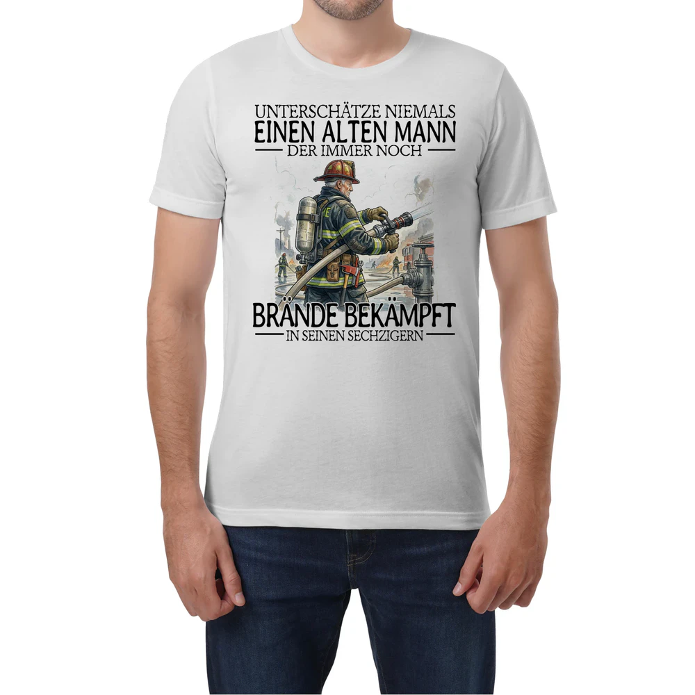 Firefighter Never Old Men 60 T-Shirt