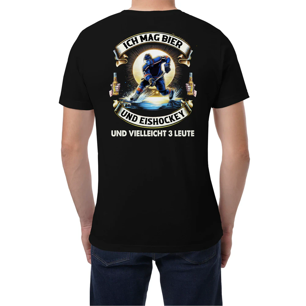 Ice Hockey Beer Like T-Shirt